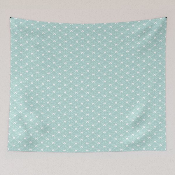 Item preview, Behr WAVE TOP Teal Blue Deco 08 designed and sold by AuraTherapeia.