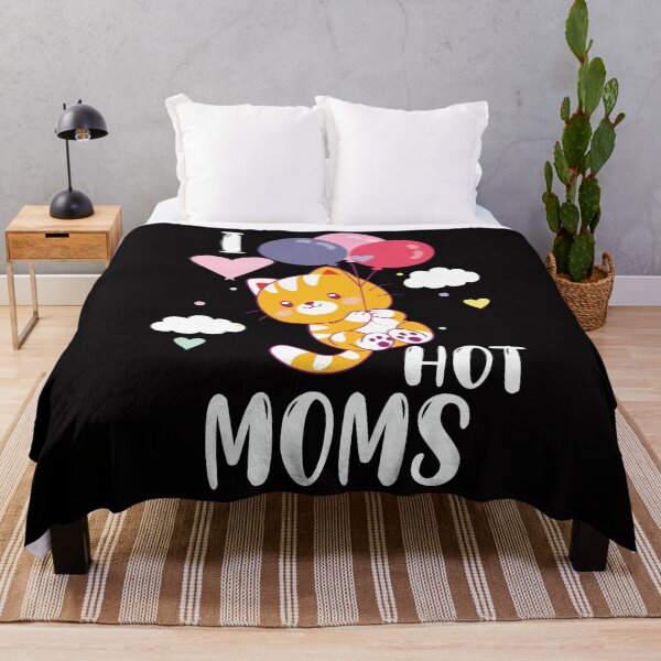 Item preview, Funny I Love Hot Moms cat moms Quote,Cat Lover cool Women - Valentine's Day  Women designed and sold by FELTA.