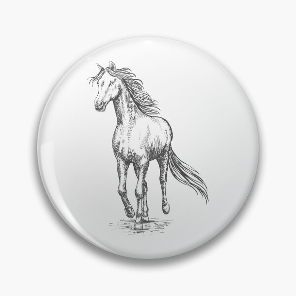Item preview, drawing of a galloping horse designed and sold by JAG2B.