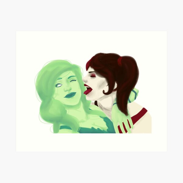 cute girlfriends Art Print