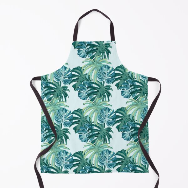 Item preview, Green and Blue Tropical Leaves Pattern designed and sold by Jaydee001.