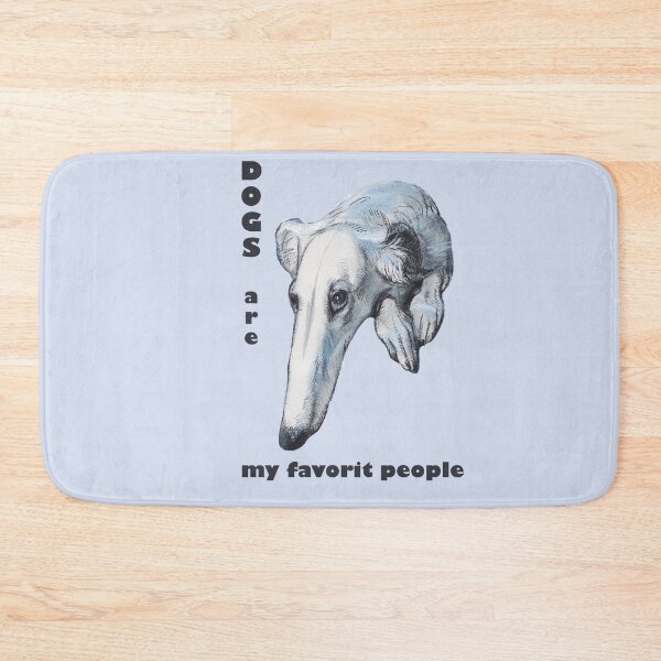 Item preview, DOGS ARE MY FAVORITE PEOPLE, Borzoi  designed and sold by ArtEkaterina.