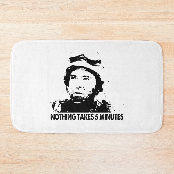 Item preview, Nothing takes five minutes vintage graphic poster designed and sold by Cardoso1326.
