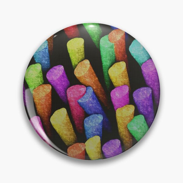 Item preview, Colorful and Cheerful Painterly Chalk Pattern  designed and sold by SeaChangeDesign.