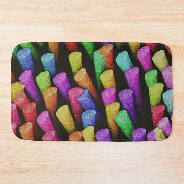 Item preview, Colorful and Cheerful Painterly Chalk Pattern  designed and sold by SeaChangeDesign.