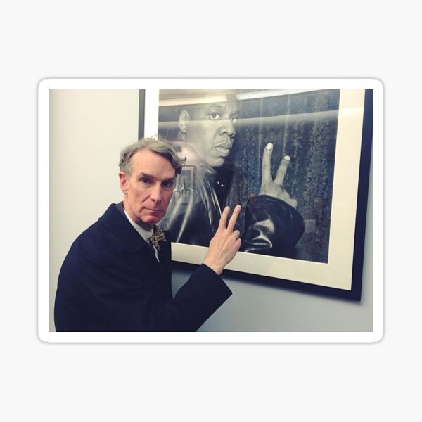 Aperçu de l'œuvre Bill Nye + Jay Z créée et vendue par gracieconn.