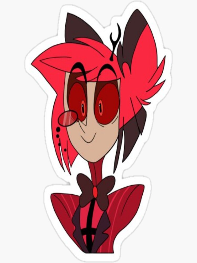 Sticker Hazbin Hotel Alastor Par Animstickers Redbubble