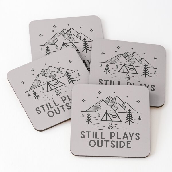 Item preview, Funny Hiker Gifts Still Plays Outside Hiking Camping Saying Humor  designed and sold by alenaz.