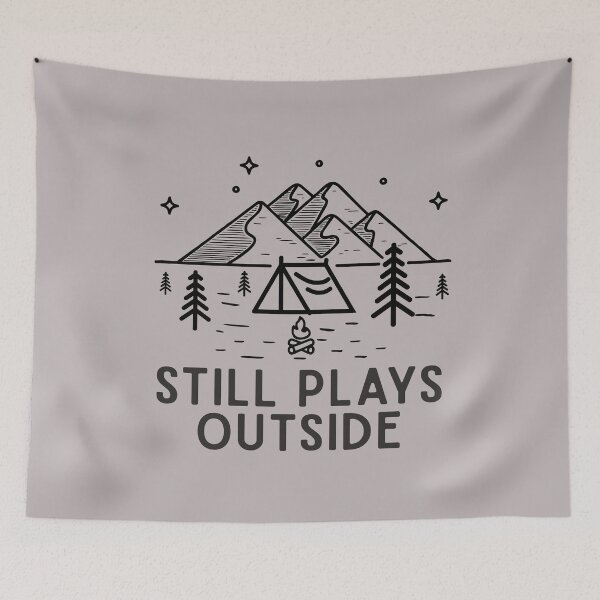 Item preview, Funny Hiker Gifts Still Plays Outside Hiking Camping Saying Humor  designed and sold by alenaz.