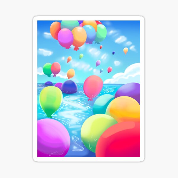Happy balloons Sticker