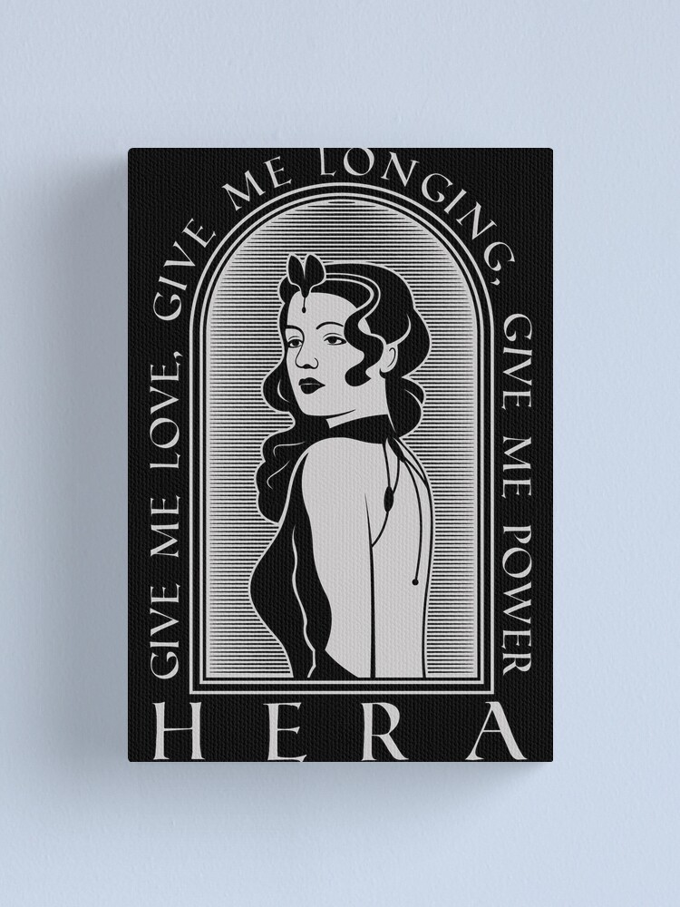 Hera Goddess of Marriage and the Family Tattoo Design White