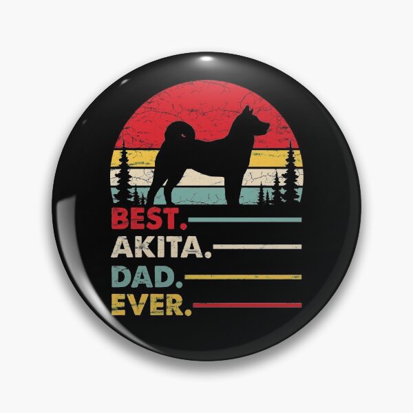 Artikelvorschau, Vintage Best Akita Dad Ever entworfen und verkauft von rafaeltto.