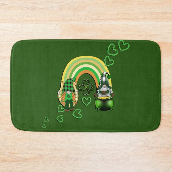 Item preview, St Patricks Love Gnomes Rainbow & Hearts Lucky Valentine Gnome designed and sold by tamdevo1.