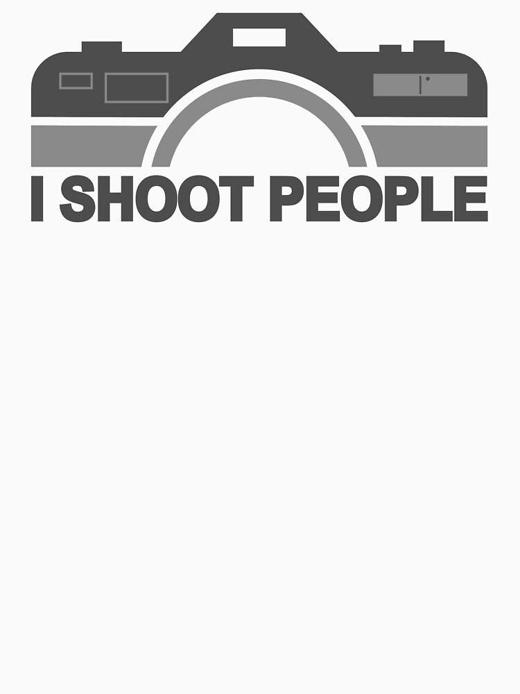 I Shoot People Photography Text by FridayFusion