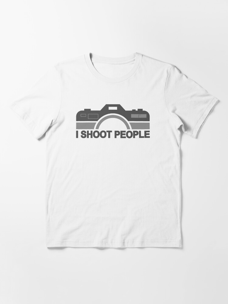 Alternate view of I Shoot People Photography Text Essential T-Shirt