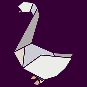 Artwork thumbnail, Origami Goose by Pococino