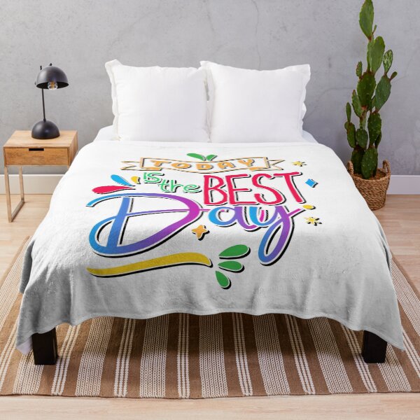 Item preview, Today is the Best Day Typography designed and sold by Arpitkahar.
