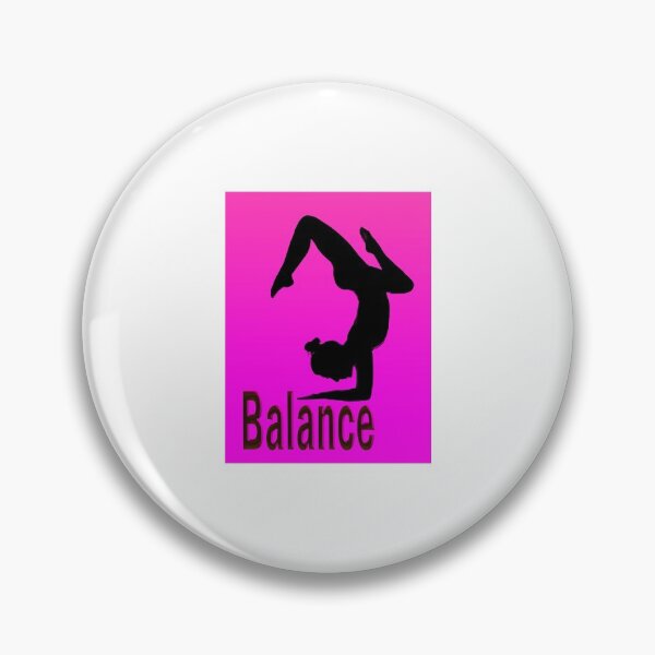 Item preview, Yoga Poses -  Pink Background Balance designed and sold by SadSacDesigns.