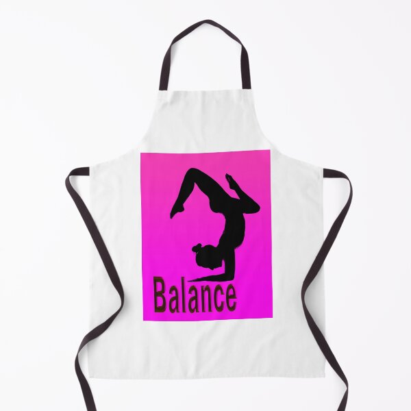 Item preview, Yoga Poses - Pink Background Balance designed and sold by SadSacDesigns.