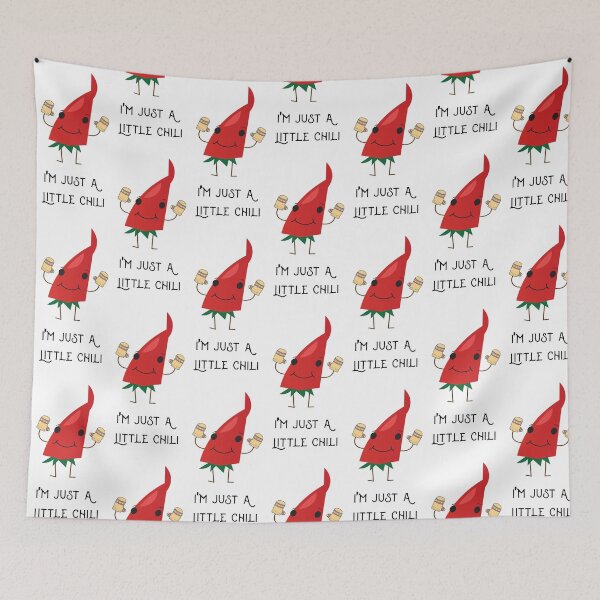 Item preview, I'm Just A Little Chili Pepper Vegetable Pun designed and sold by ZestyFruit.