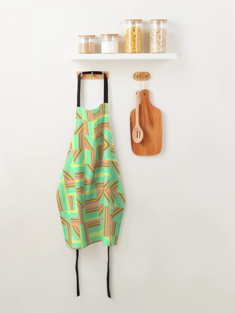 Thumbnail 4 of 6, Apron, Gradients 5 designed and sold by genpythonart.