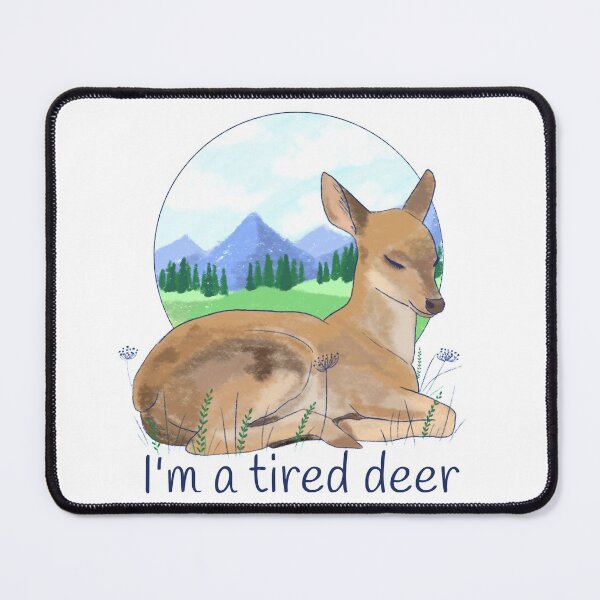 Item preview, Cute sleepy deer designed and sold by Mayarart.