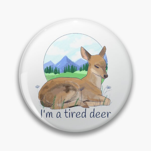Item preview, Cute sleepy deer designed and sold by Mayarart.