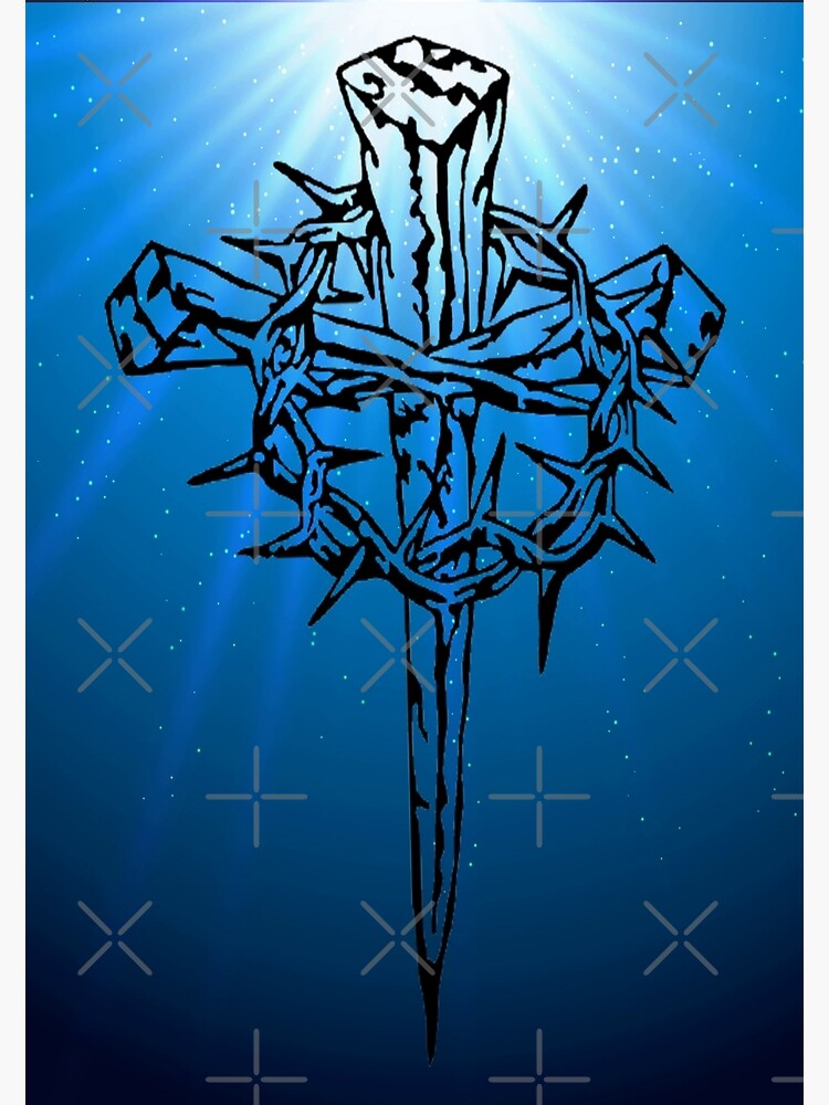 Crown Of Thorns And Nails Engraved On Stone Stock Photo - Download Image  Now - Crown Of Thorns, Nail - Work Tool, The Crucifixion - iStock