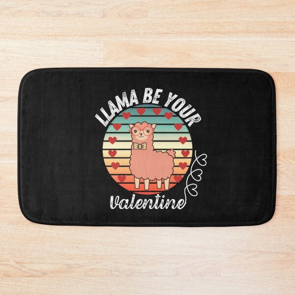 Item preview, Llama Be Your Valentine-Cute llama loves with hearts designed and sold by AmeliaStore1.