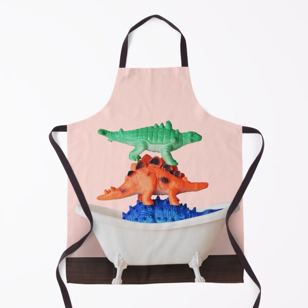 Item preview, Playing dino in bathtub#pink designed and sold by ESCAPZ.
