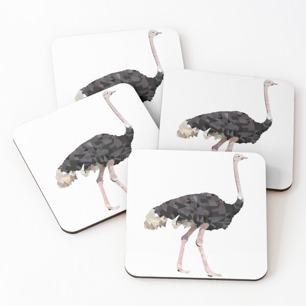 Item preview, ostrich-polygonal animals designed and sold by Hartics.
