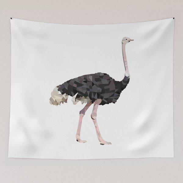 Item preview, ostrich-polygonal animals designed and sold by Hartics.
