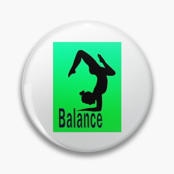 Item preview, Yoga Poses -  Green Background Balance designed and sold by SadSacDesigns.