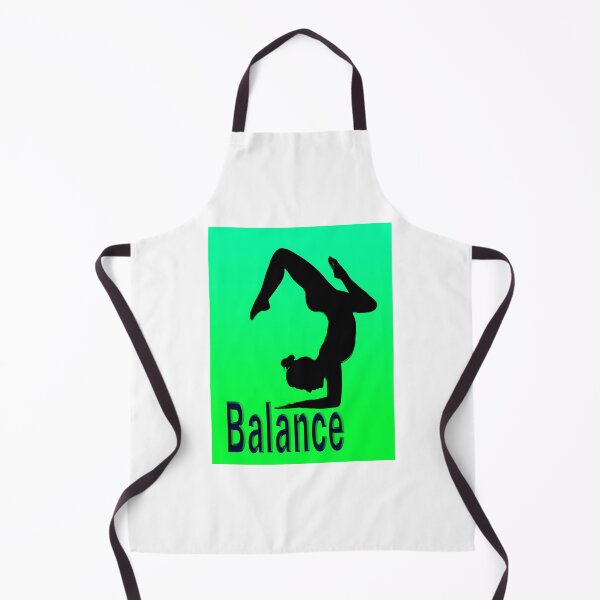 Item preview, Yoga Poses - Green Background Balance designed and sold by SadSacDesigns.