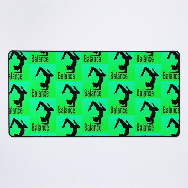 Item preview, Yoga Poses -  Green Background Balance designed and sold by SadSacDesigns.