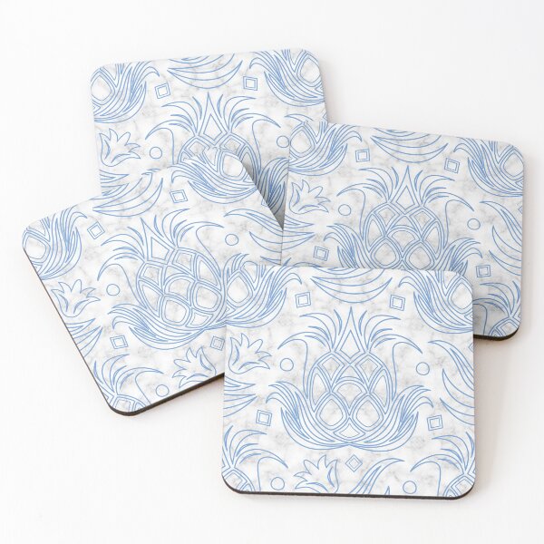 Item preview, Pineapple Deco // Blue & Marble designed and sold by The Wellington Boot.