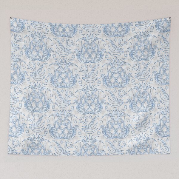 Item preview, Pineapple Deco // Blue & Marble designed and sold by The Wellington Boot.