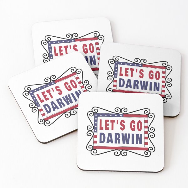 Item preview, Let's Go Darwin - Funny Saying designed and sold by Delandor.