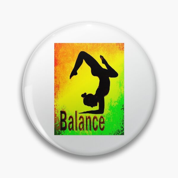 Item preview, Yoga Poses -  Rainbow Background Balance designed and sold by SadSacDesigns.