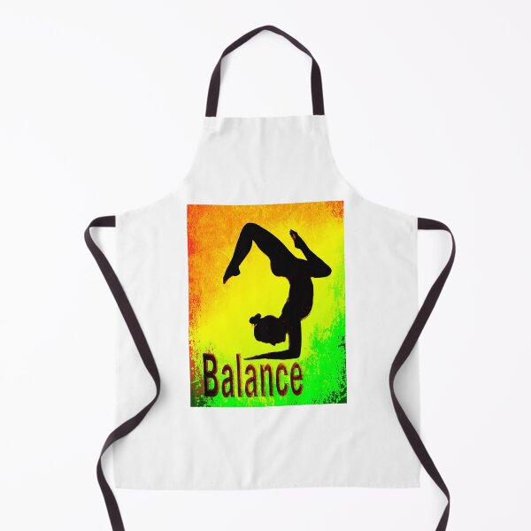 Item preview, Yoga Poses - Rainbow Background Balance designed and sold by SadSacDesigns.