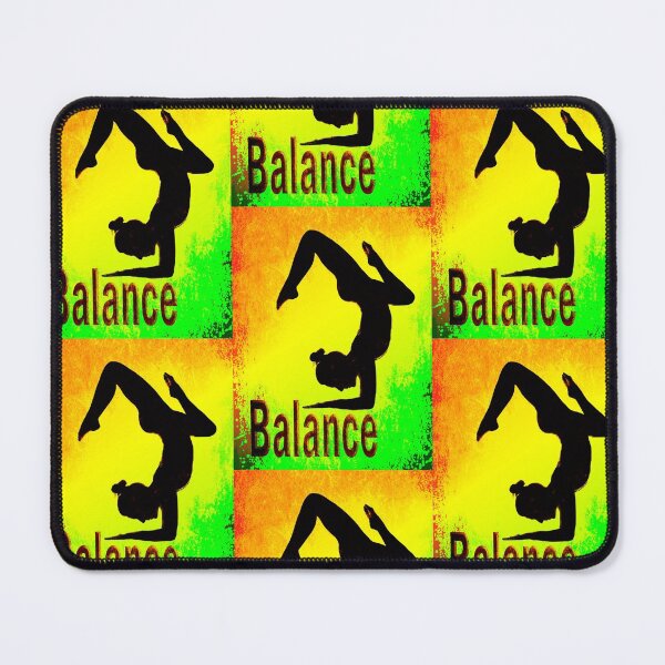 Item preview, Yoga Poses -  Rainbow Background Balance designed and sold by SadSacDesigns.