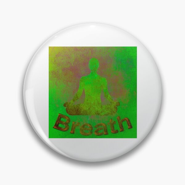 Item preview, Yoga Poses -  Green Background Lotus Breath designed and sold by SadSacDesigns.