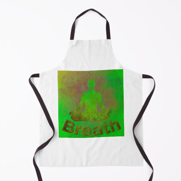 Item preview, Yoga Poses - Green Background Lotus Breath designed and sold by SadSacDesigns.