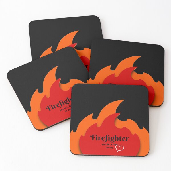 Item preview, Firefighter you lite a fire in my heart, text designed and sold by LuFilu.