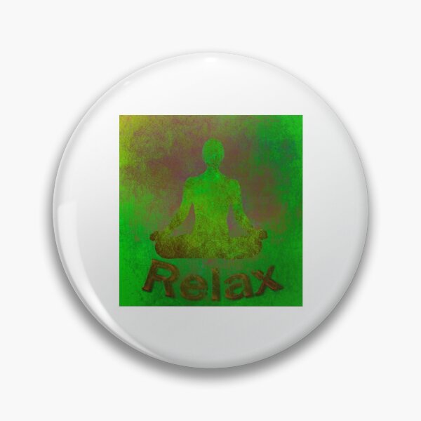 Item preview, Yoga Poses -  Green Background Lotus Relax designed and sold by SadSacDesigns.