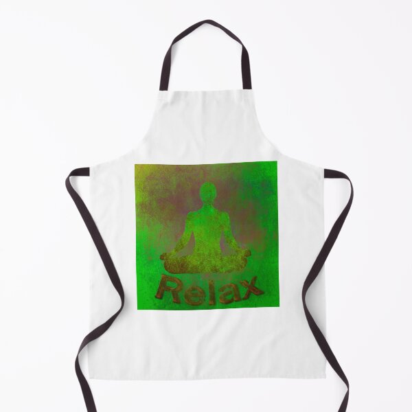 Item preview, Yoga Poses - Green Background Lotus Relax designed and sold by SadSacDesigns.