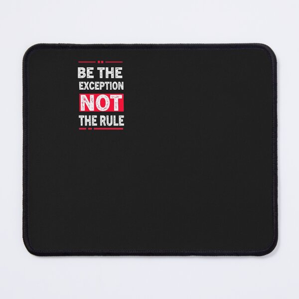 Item preview, Be the exception not the rule, confident gifts ideas designed and sold by goodprints shop.