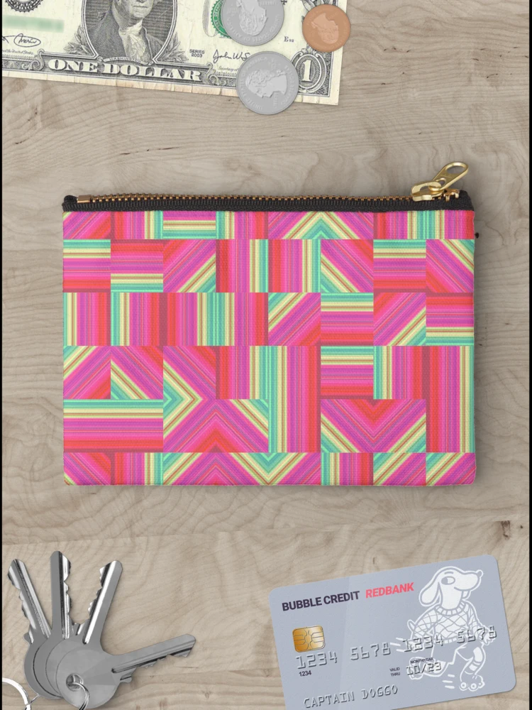Thumbnail 3 of 4, Zipper Pouch, Gradients 6 designed and sold by genpythonart.