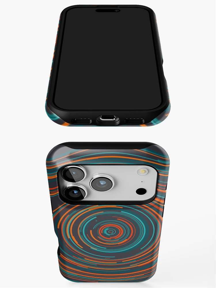 Thumbnail 3 of 4, iPhone Case, Arcs 4 designed and sold by genpythonart.