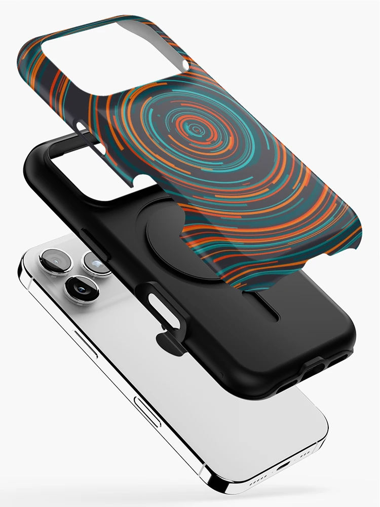 Thumbnail 2 of 4, iPhone Case, Arcs 4 designed and sold by genpythonart.